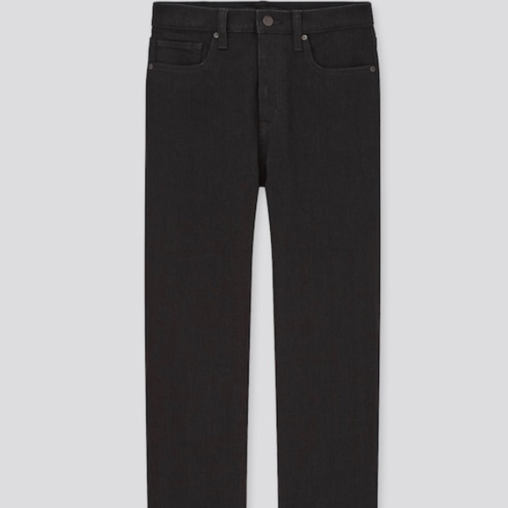 Uniqlo black jeans - straight leg size 30 waist